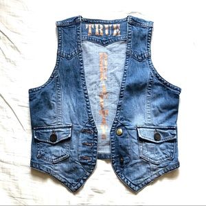 Denim vest